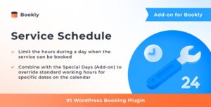 Bookly Service Schedule (Add-on) 3.5