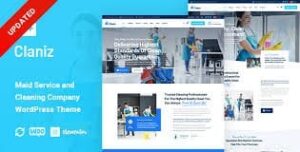 Claniz - Cleaning Services WordPress Theme 1.0.3