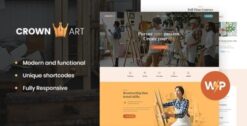 Crown Art | Drawing and Music School WordPress Theme 1.2.11