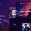 DJ Rainflow Music Band Musician WordPress Theme