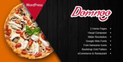 Domnoo - Pizza & Restaurant WordPress Theme 1.40