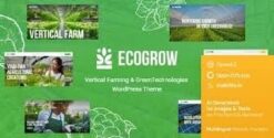 EcoGrow – Vertical Farming & Green Technologies WordPress Theme + AI