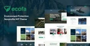 Ecofa - Environment Protection Nonprofits WordPress Theme 1.0.6