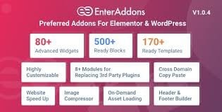 Enter Addons Pro | Preferred Addons For Elementor And WordPress 1.0.4