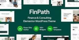 FinPath - Finance & Consulting Elementor WordPress Theme 1.2