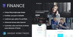 Finance Consultant - Consulting WordPress Theme 2.8