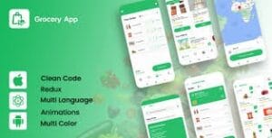 Grocery App - Grocery Delivery App React Native iOS/Android App Template