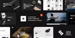 Heli - Minimal Creative Black and White WordPress Theme 6.1.7