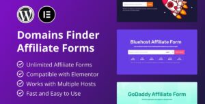 Hosting Domains Finder (Affiliate Forms) 1.2.0