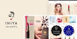 Iniya - Beauty Store, Cosmetic Theme 3.1