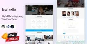 Isabella - Digital Marketing Agency WordPress Theme 1.8