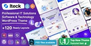 Iteck - Software & Technology Elementor WordPress Theme 1.1.5