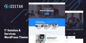 Izeetak – IT Solutions & Services WordPress Theme 1.2.5