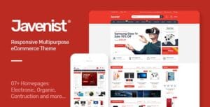 Javenist - Multipurpose eCommerce WordPress Theme 1.3.2