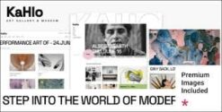 Kahlo - Art Gallery and Museum Theme 1.2