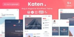 Katen - Blog & Magazine WordPress Theme 1.1