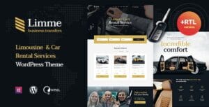 Limme - Limousine Transfers & Car Dealer WordPress Theme + RTL 1.2.3.1