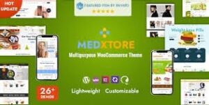 MedXtore – Responsive Multipurpose Elementor WooCommerce WordPress Theme 3.3.3