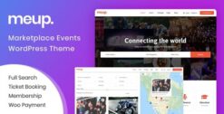 Meup - Event Marketplace WordPress Theme 1.9.5
