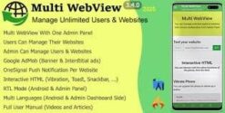 Multi WebView + Admin Panel 3.2.0