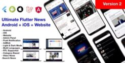News Full App - Flutter App Android + iOS + Website 4.0