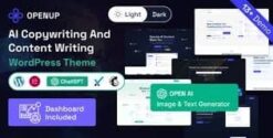 Openup - AI Content Writer & AI Application WordPress Theme 1.1.0