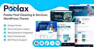 Poolax – Pool Cleaning & Services WordPress Theme