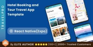 React Native Hotel Booking and Tour Travel App Template in React Native | TravelPro 3.0