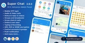 Super Chat - Android Chatting App with Group Chats and Voice/Video Calls - Whatsapp Clone / AI Chat 3.6.1