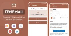 TempMail - Temporary Disposable Email Address App with AdMob Ads