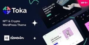 Toka - NFT & Crypto WordPress Theme 1.37
