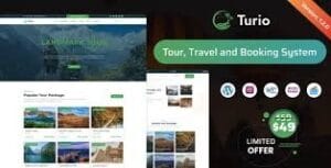 Turio - Tour and Travel WordPress Theme Tourism Agency 1.4.0