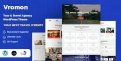 Vromon - Tour & Travel Agency WordPress Theme 2.1