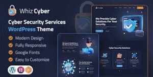 WhizCyber | Cyber Security WordPress Theme