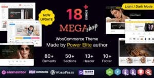 Mega Shop WP - Multipurpose Elementor WooCommerce Theme 3.0.2