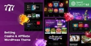 777 - Betting, Casino & Affiliate WordPress Theme