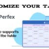 Adjustable Table List Headings For PerfexCRM 1.0.5