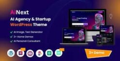 AiNext - AI Agency & Startup WordPress Theme 1.2
