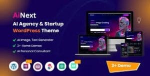 AiNext - AI Agency & Startup WordPress Theme 1.2