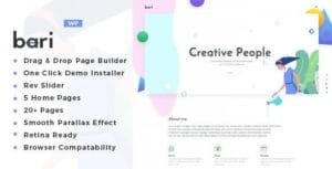 Bari - Portfolio and SEO /Digital Agency WordPress Theme 2.4