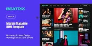 Beatrix - Modern Magazine WordPress Theme