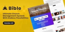 Bible – Church Management System With Shop, Donation, Sermon, Blog, Event, Role, Attendance & More 3.3