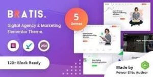 Bratis - Digital Marketing WordPress Theme + RTL 3.0.1