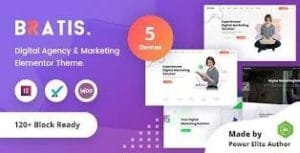 Bratis - Digital Marketing WordPress Theme + RTL 3.0.1
