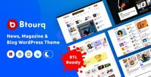 Btourq - WordPress News Magazine Theme 1.0.4
