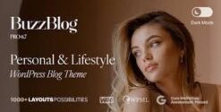 Buzz - Personal & Lifestyle WordPress Blog Theme with Dark Mode 6.7.4