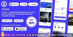 CarLink - Car Rental Booking App | Rent a Car | Taxi and Self Drive Car Renting | Complete Solution 1.2