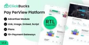 ClickBucks - Pay Per View Platform
