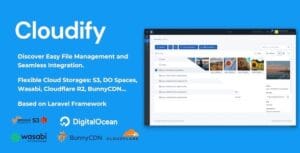 Cloudify - Self-Hosted File Manager and Cloud Storage 1.0.8