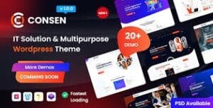 Consen - IT Solution & Multi-Purpose WordPress Theme